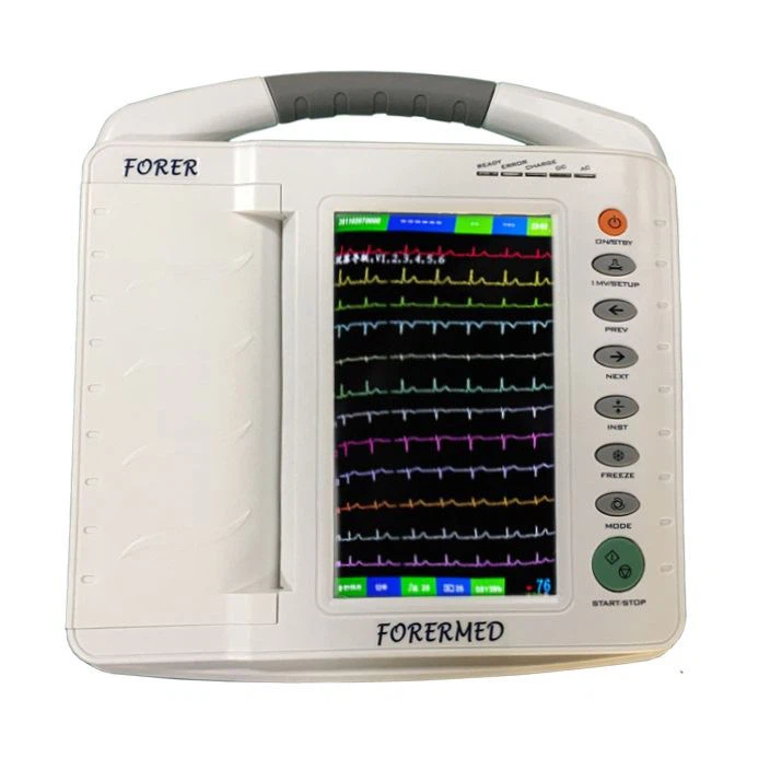 تخطيط القلب الكهربائي الرقمي بشاشة تعمل باللمس